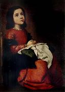 Francisco de Zurbaran The Adolescence of the Virgin Germany oil painting artist